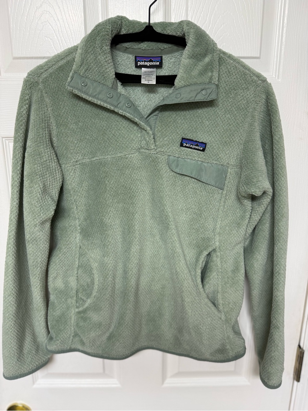 Patagonia Women’s Snap‑Up Fleece Pullover - Sage